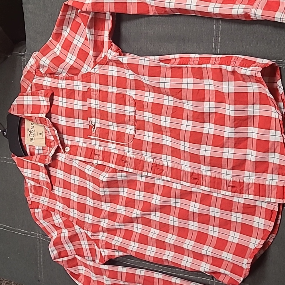 Hollister boys button down shirt
